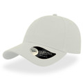 Atlantis off-white chino cotton twill baseball cap with curved visor and structured six-panel crown