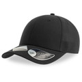 100% Recycled Polyester Sports Cap - Black 100% Recycled Polyester Sports Cap - Black