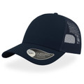 Premium Cotton Twill Trucker Cap - Navy/Navy