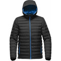 Men's Packable Thermal Jacket - Black/Azure Blue