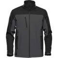 Men's Waterproof Softshell Jacket - Dolphin/Black