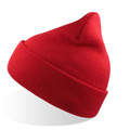 Kid's Winter Cuffed Beanie - Red