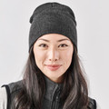 Lightweight Double-Layer Heathered Knit Beanie