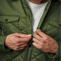 Men's Insulated Quilted Jacket | Durable Cotton Twill