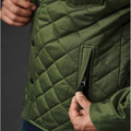 Men's Insulated Quilted Jacket | Durable Cotton Twill