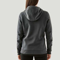 Womens Heavy-Duty Brushed Fleece Zip Hoody