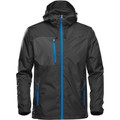 Men's Stormtech Waterproof Shell Jacket - Black/Azure Blue