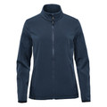 Women's Quality Water-Repellent Recycled Material Softshell Jacket - Navy