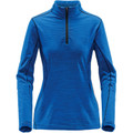 Women's Base Thermal 1/4 Zip Layer - Ocean Blue