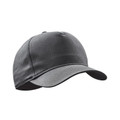 Plain Premium High Crown Cotton Twill Cap - Pewter