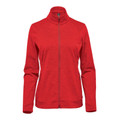 Women's Treeline Full Zip Performance Jacket - Bright Red
