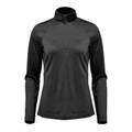 Women's Recycled Performance 1/4 Zip Pullover - Black