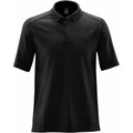 Men's Snag-Resistant Performance Polo Shirt - Black/Dolphin Grey