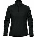 Women's Tech Fleece 1/4 Zip Pullover Jumper - Black