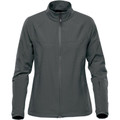 Women's Hard Face Waffle Back Fabric Water-Resistant Jacket - Graphite
