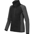 Women's Lightweight Microfleece Jacket - Black/Carbon Grey