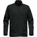 Men's Lightweight Waterproof Softshell Jacket with Reflective Trim - Black