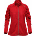 Women's Lightweight Waterproof Softshell Jacket - Bright Red
