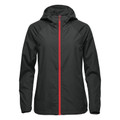Shop Women's Hooded Wind Jacket - Black/Bright Red