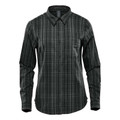 Women's Plaid Long Sleeve Shirt - Carbon Plaid