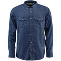 Men's Easy-Care Cotton-Poly Flannel Shirt | Navy