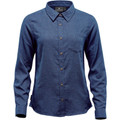 Women's Easy-Care Cotton-Poly Flannel Shirt | Navy