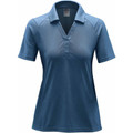 Women's Heathered Moisture-Wicking Polo | Ocean