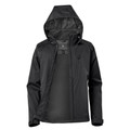 Women's 10K Waterproof Recycled Rain Jacket | Black