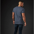 Men's Striped  UPF 50+ Crew Neck Tee