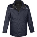 Men's Heavy Duty 3-in-1 Parka with Fleece Liner - Navy