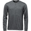 Men's Torcello Long Sleeve Henley - Graphite Heather