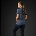 Women's Striped UPF 50+ Polo