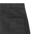 Premium Formal Single Pleat Shorts | Stain-Resistant Teflon School Shorts - Back Pocket