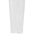 Close-up of white long sleeve blouse cuff with double-button fastening and smooth wrinkle-resistant fabric