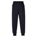 Kids School Fleecy Straight Leg Track Pants - Dark Navy