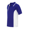 Shop Kids School Side-Panel School Polo Uniform- Royal/White
