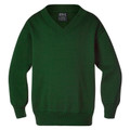 Shop Kids School V-Neck Sweatshirt - Dark Bottle