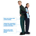 Microfibre School Track Pants with Piping
