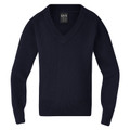 School Kids V-neck Pullover - Dark Navy