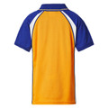 Shop Kids Tri-Colour Sports Polo - Back