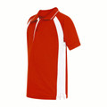 Shop Kids Tri-Colour Sports Polo - Red/White