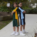 Kids/Youth Wicking Shorts with Contrast Panel Schoolwear