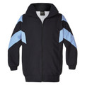 Kids/Adult Quick Dry Microfibre Sport Jacket - Dark Navy/Ice Blue