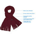 Pack of 5 Soft, Non-Itch Polar Fleece Scarf
