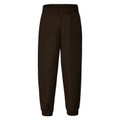 Baggy Kids Microfibre Track Pants - Brown