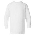 Kids/Adults Plain Long Sleeve T-Shirt - White