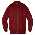 Kids/Youth Heavyweight Fleecy Zip Jacket - Dark Maroon