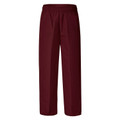 Shop Kids Water-Repellent Microfibre Track Pants - Dark Maroon