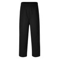 Shop Kids Water-Repellent Microfibre Track Pants - Black