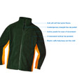Shop Kids Contrast Polar Fleece Jacket - Features